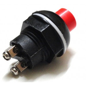 Push to ON - Circular - Momentary Switch - Non Locking - 250V / 10A Push to ON - Circular - Momentary Switch - Non Locking - 250V / 10A