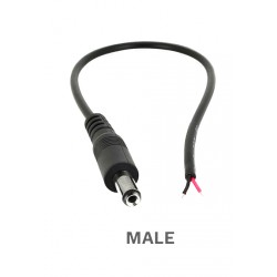Male DC Connector Extension Cable - 12CM - 2.1*5.5 Connector Male DC Connector Extension Cable - 12CM - 2.1*5.5 Connector