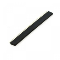 Female Header 40x1 Connector, 2.54mm Pitch, 10mm Height