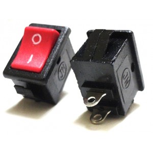 Rocker Switch Small - Two Pin - I/O Switch - On/Off Switch