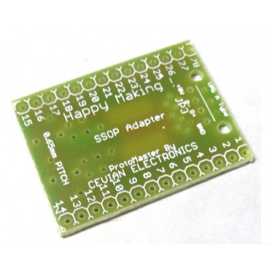 SSOP Adapter 28 Pin - Surface Mount Chip Adapter
