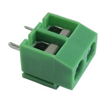 Screw Terminal Block - 2 Pin Wire to Board Connector, 0.2" Pitch - 126-2