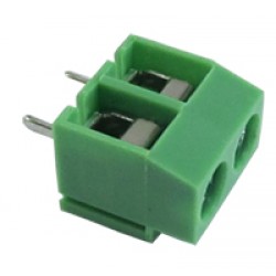 Screw Terminal Block - 2 Pin Wire to Board Connector, 0.2" Pitch - 126-2