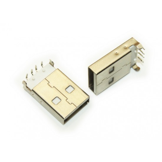 USB Connector - Type A - Male - Through Hole - Right Angle