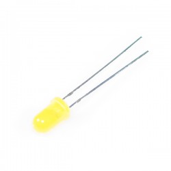 LED - Basic Yellow - 5mm - Diffused - 150-200 mcd
