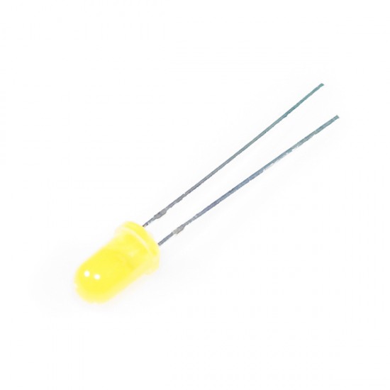 LED - Basic Yellow - 5mm - Diffused - 150-200 mcd