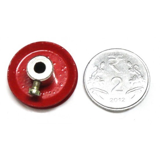 Metallic Pulley - 4mm bore diameter