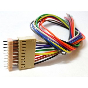 Relimate Connector 10 Pin Female to Bare Wire - Male Connector Included - 2.54mm Pitch