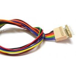 Relimate Connector 8 Pin Female to Bare Wire - Male Connector Included - 2.54mm Pitch